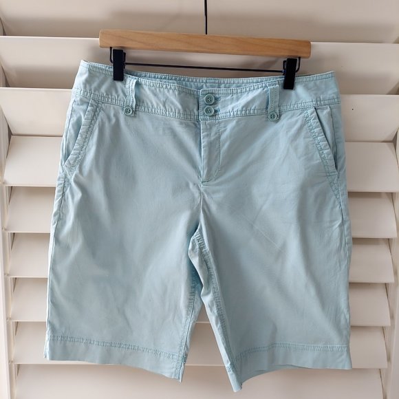 Caslon Pants - Caslon by Nordstrom 11" Womens Shorts Pastel Green Sz 12